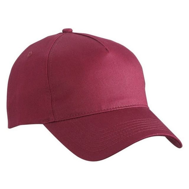 Myrtle Beach Myrtle Beach Men's 5 Panel Baseball Cap in Burgundy - 2