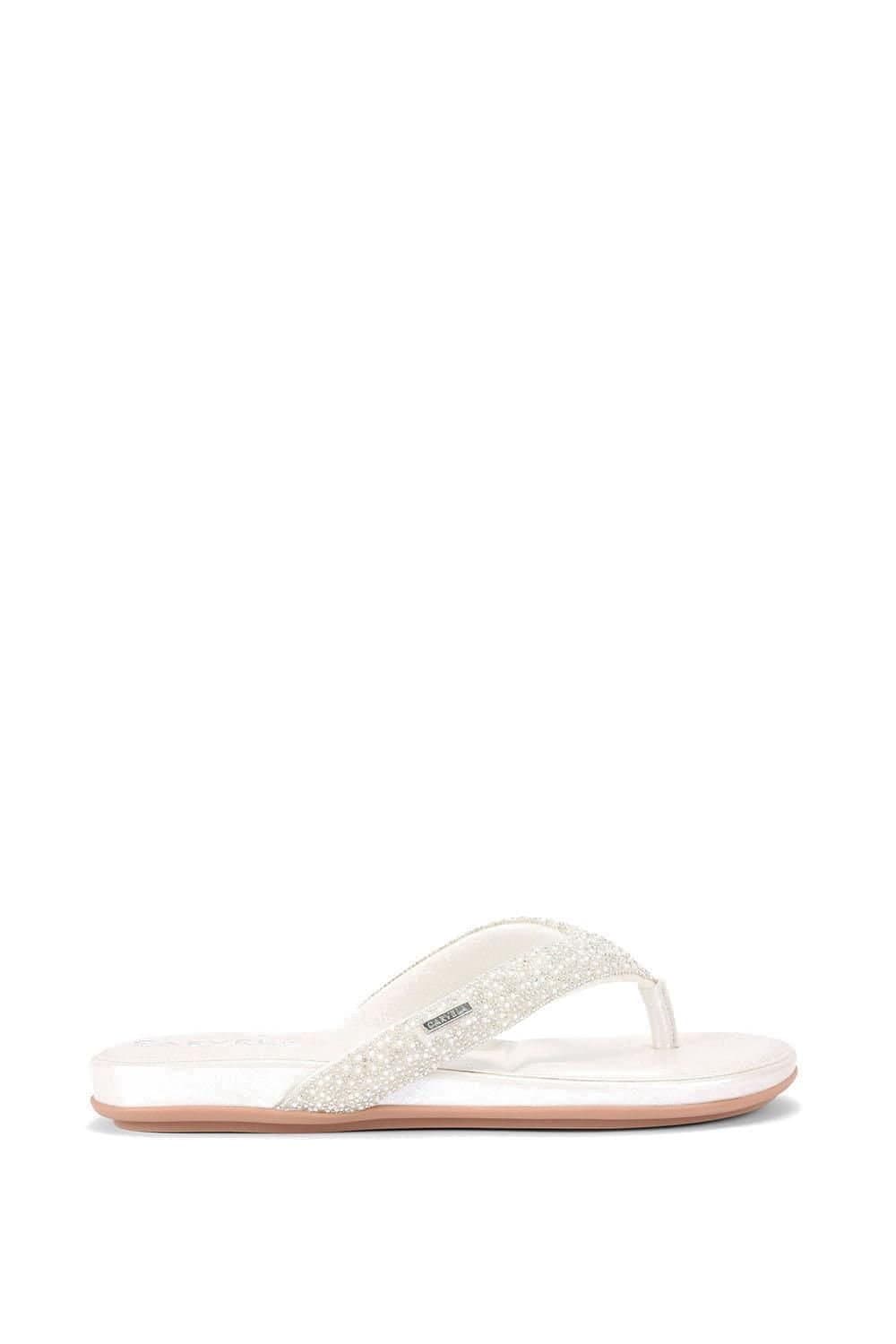 Carvela Carvela Women's 'Riviera Jewel' Fabric Flats in White