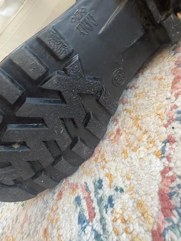 Boots Black Rubber Wellington Boots – Classic Rain Boots – Size EU 38 UK 5