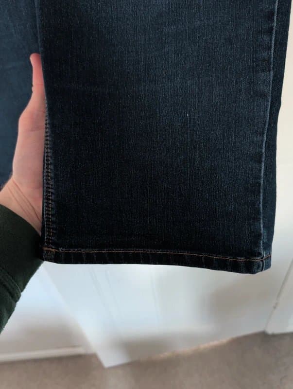 George George Dark Wash Denim Shorts Size 12 - Knee Length - VGC