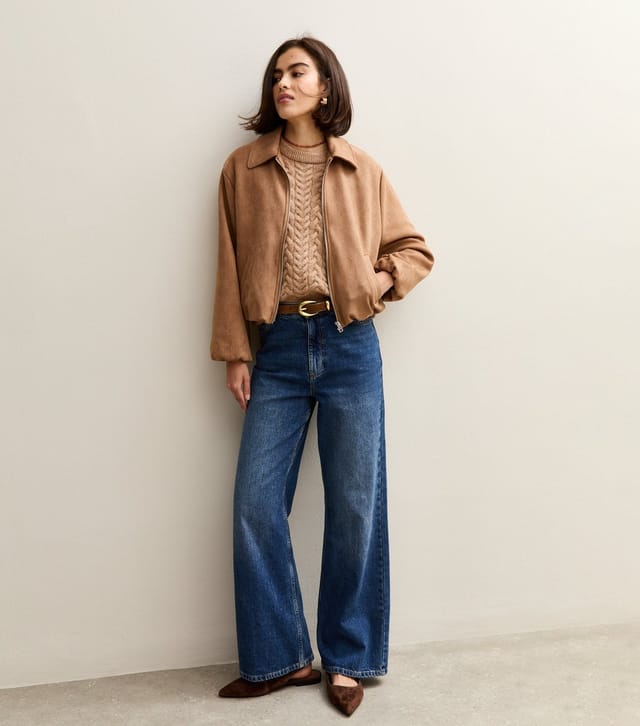 New Look Women's Camel Cable Knit Jumper Vest New Look - 3