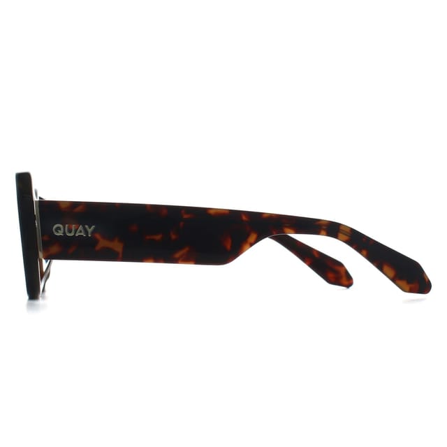 Quay Quay Women's Rectangle Coffee Tortoise Brown Hyped Up - 3