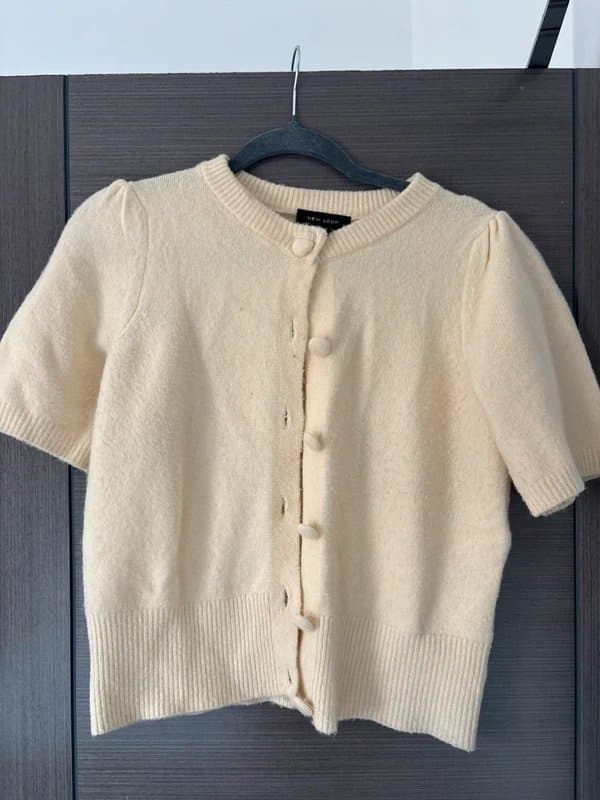 New Look Yellow short sleeved cardigan