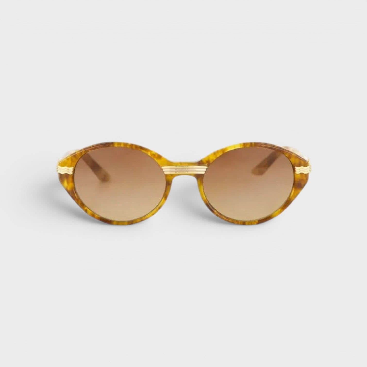 Casablanca Casablanca Women's Cannes Sunglasses Gold Brown