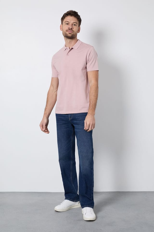 Burton Burton Men's Pink Jersey Polo Shirt - 2