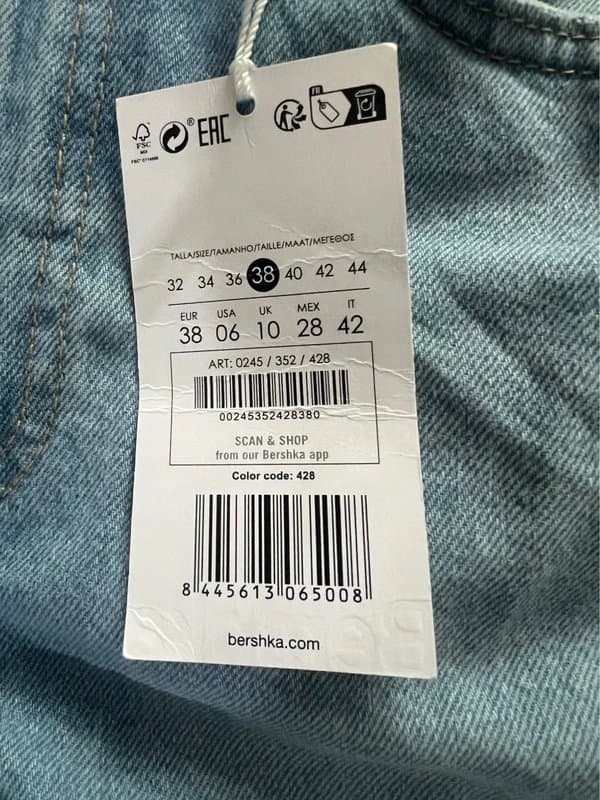 Bershka Jeans from Bershka. Size 38/ medium / size 10. Brand New with Tags