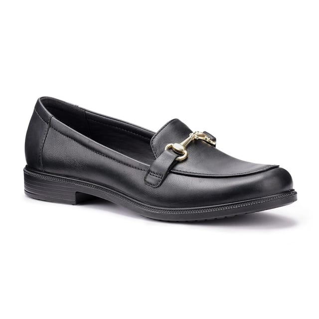 Hotter Hotter Women's Wide Fit 'Clovelly' Loafers in Black - 2