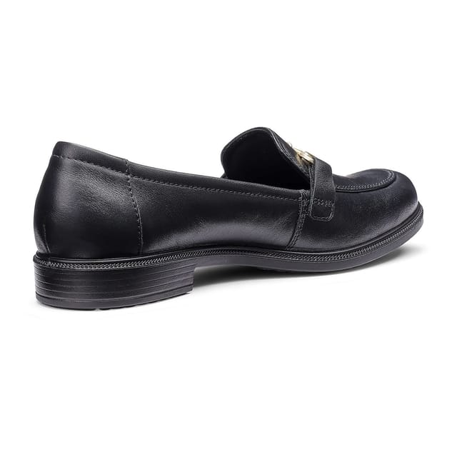 Hotter Hotter Women's Wide Fit 'Clovelly' Loafers in Black - 3