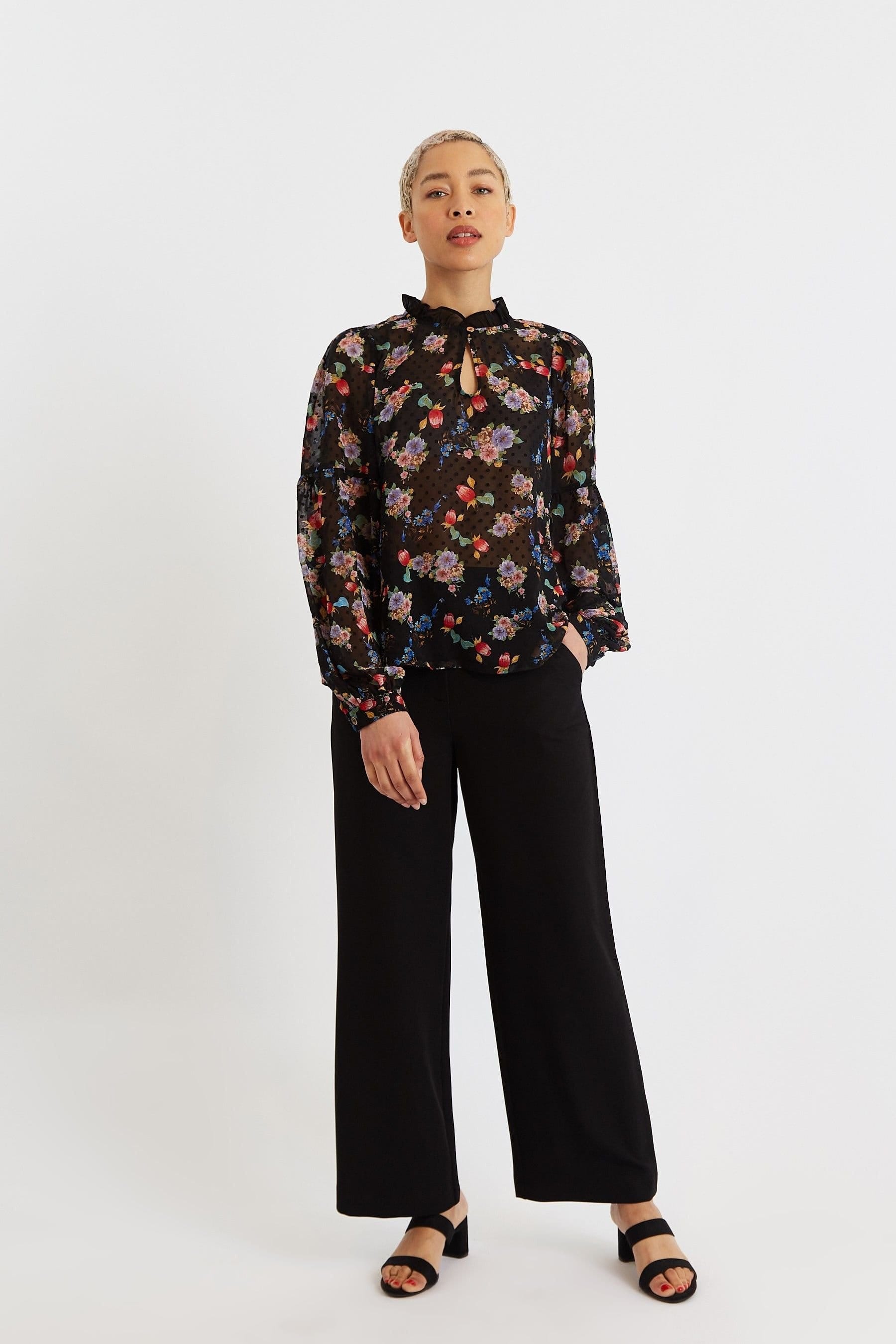 Louche Louche Women's Masha Carpathian Florals Print Long Sleeve Blouse - 4