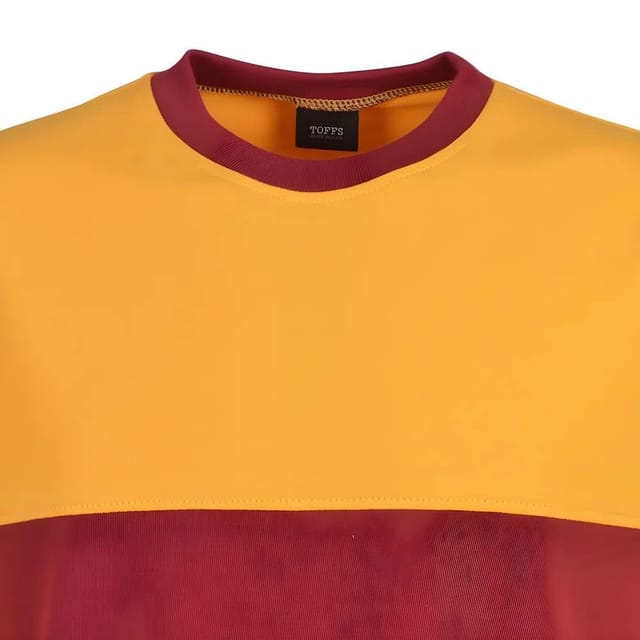 Motherwell Motherwell Men's Mens Retro 1960s Football Shirt in Orange - 2