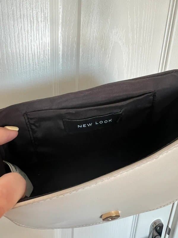 New Look New Look White Leather Bag
