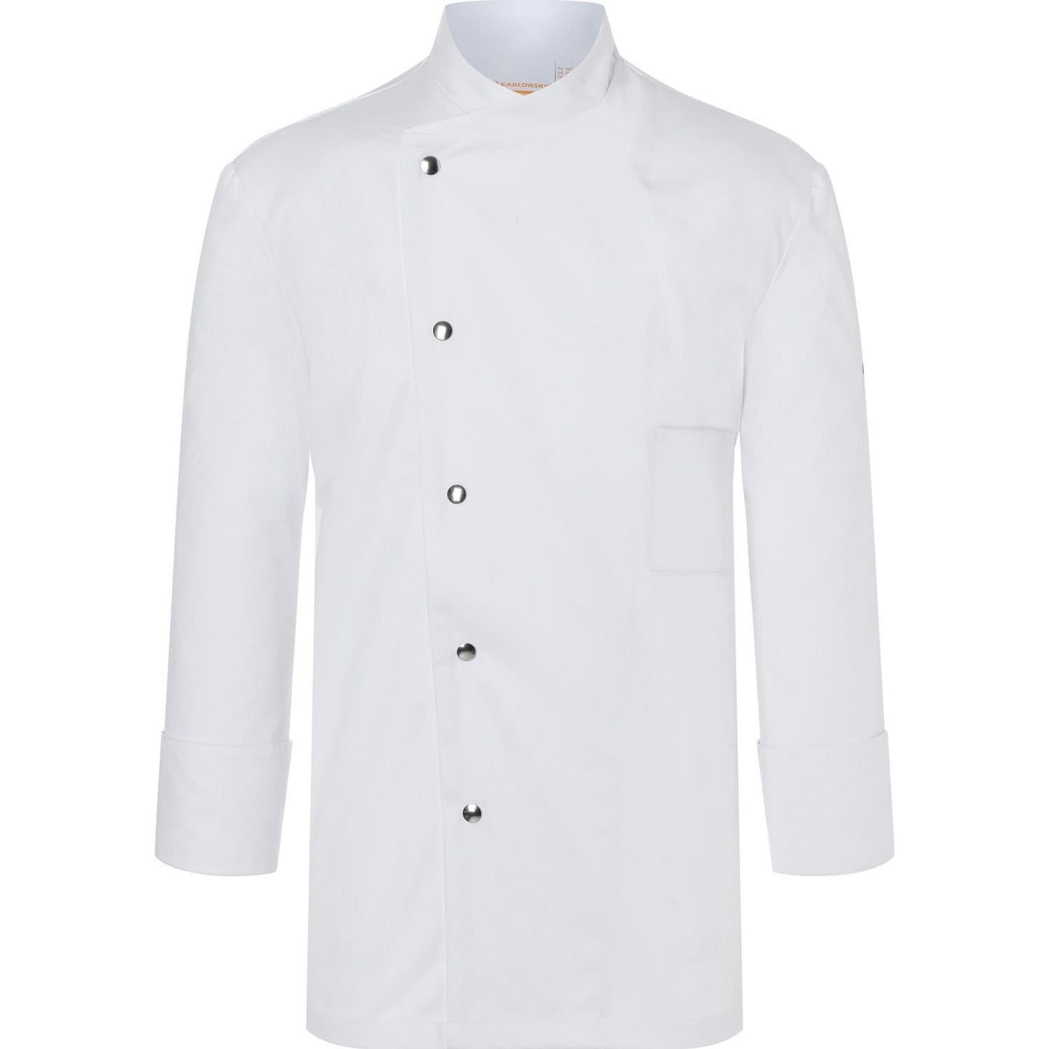Karlowsky Karlowsky Men's Lars Long-Sleeved Chef Jacket in White