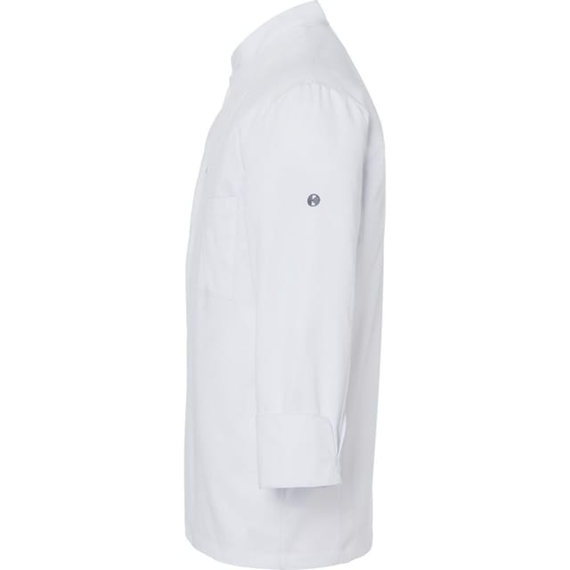 Karlowsky Karlowsky Men's Lars Long-Sleeved Chef Jacket in White - 3