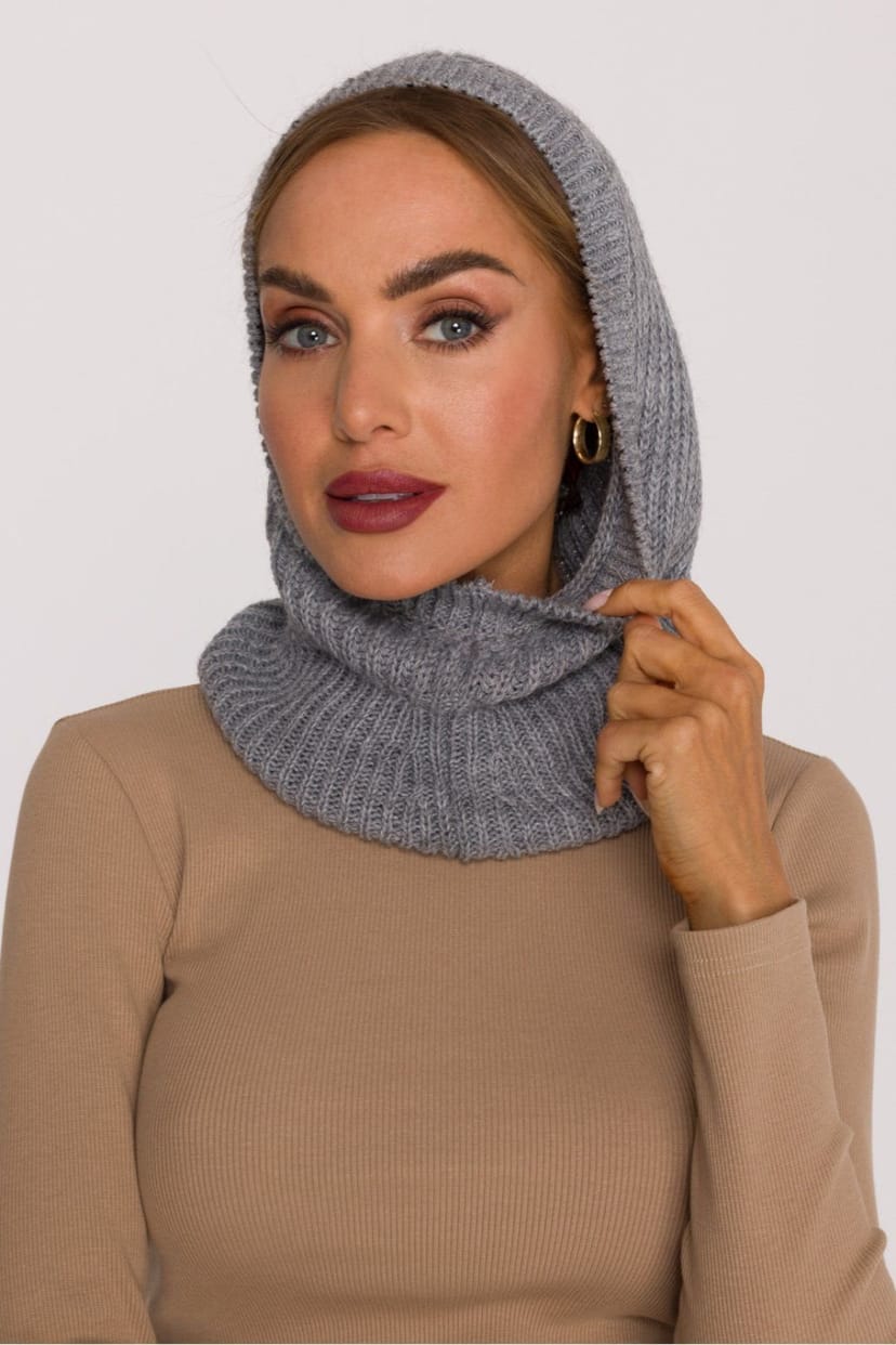 Love Lace Love Lace Women's Seamless Balaclava Hood for Cold Weather Outdoor Wear Gear in Grey - 1