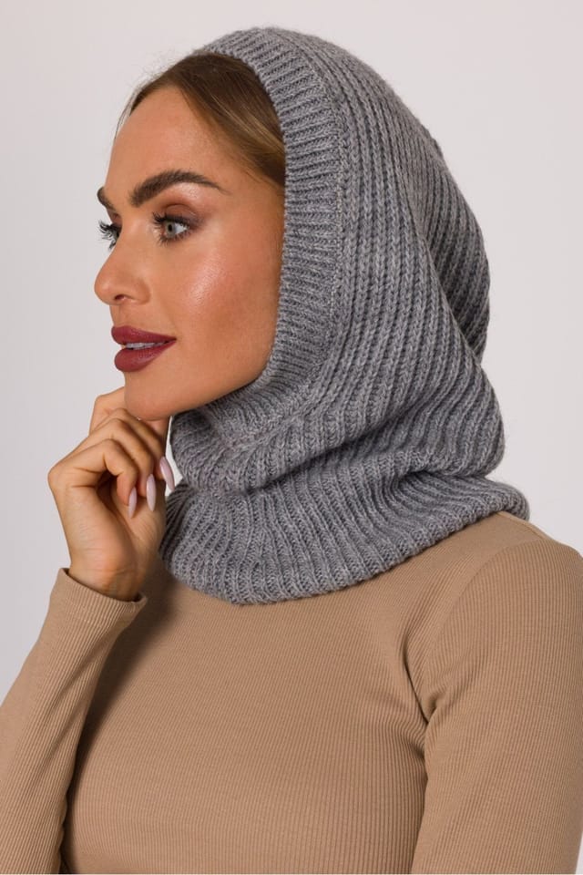Love Lace Love Lace Women's Seamless Balaclava Hood for Cold Weather Outdoor Wear Gear in Grey - 3