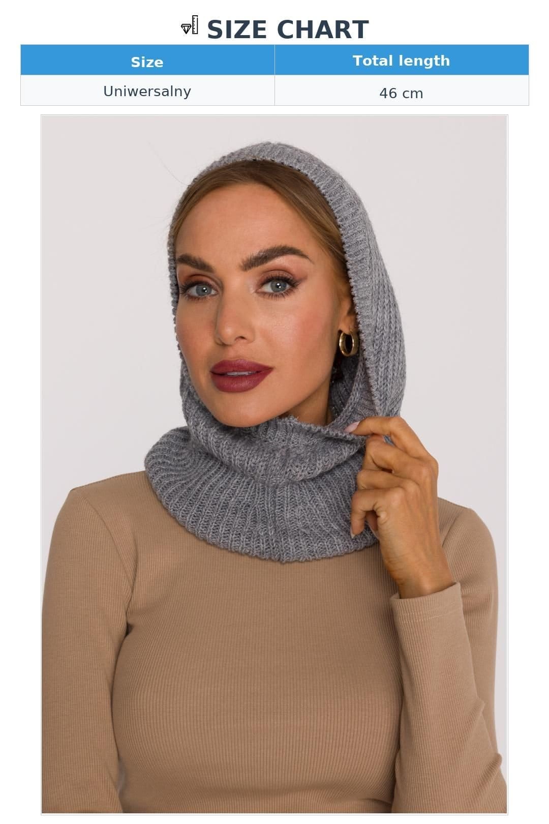 Love Lace Love Lace Women's Seamless Balaclava Hood for Cold Weather Outdoor Wear Gear in Grey - 4