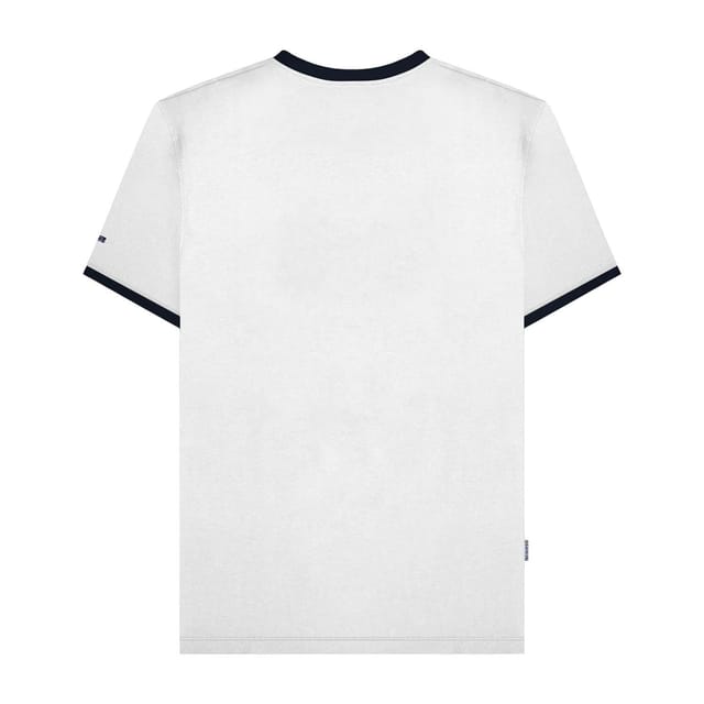 Lambretta Lambretta Men's SS25 Ringer Logo T-Shirt in Off-White - 2