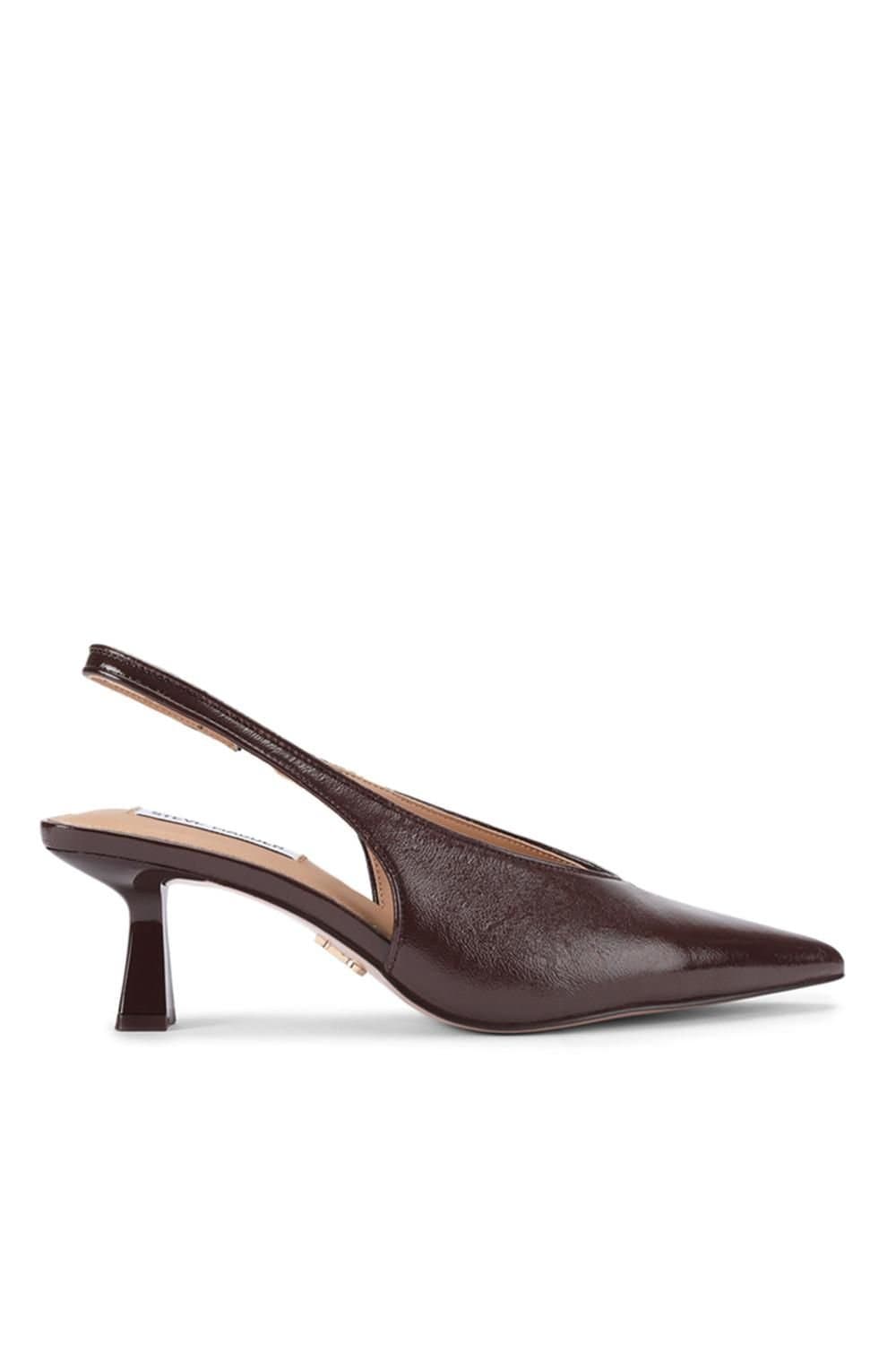Steve Madden STEVE MADDEN Women's 'Alari Brown' Leather Heels in Brown