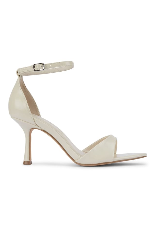 Truffle Collection Truffle Collection Women's Heeled Sandals Buckle Polyurethane Stiletto Summer Shoes in Light Beige - 3