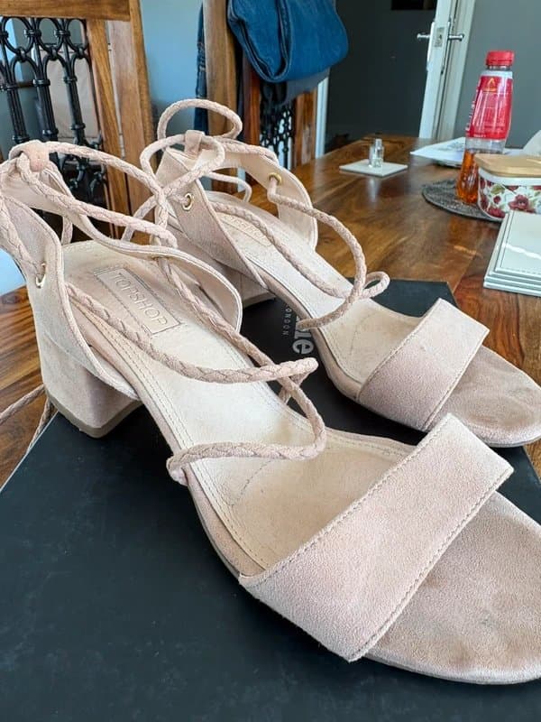 Topshop Tie up sandals