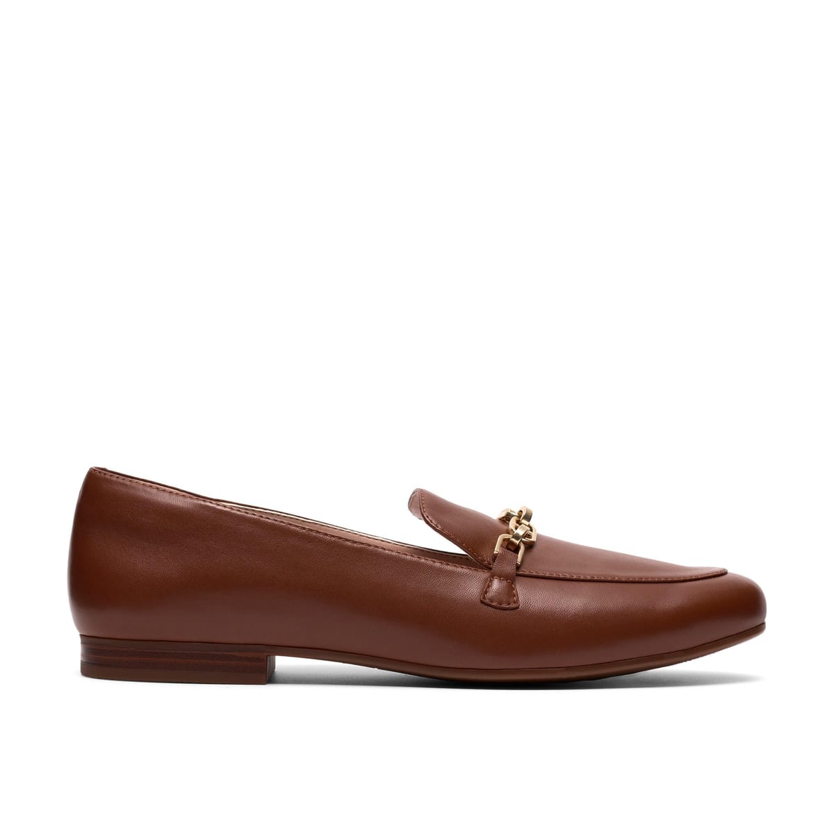 Clarks Clarks Women's Tamna Iris Tan Leather Loafers, Slip Ons in Brown - 1