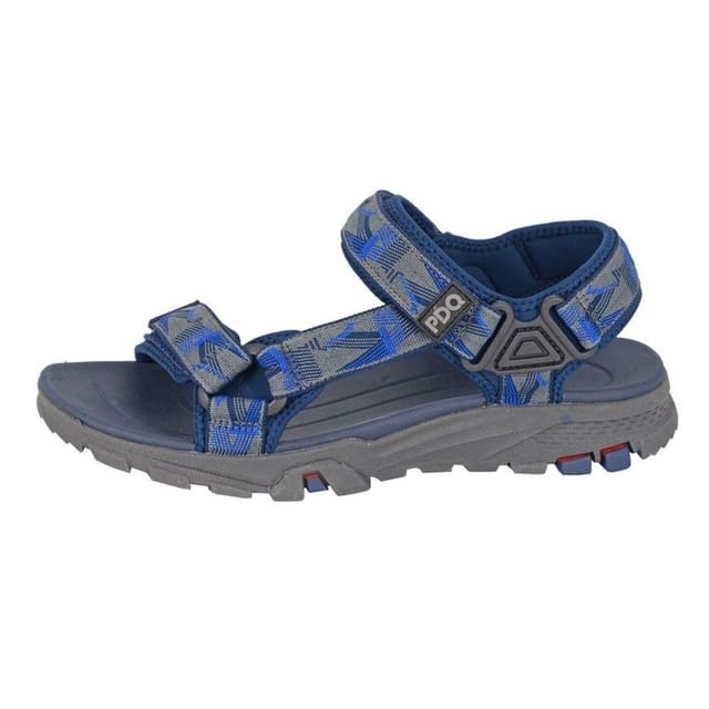 PDQ PDQ Men's Logo Sandals in Navy - 3