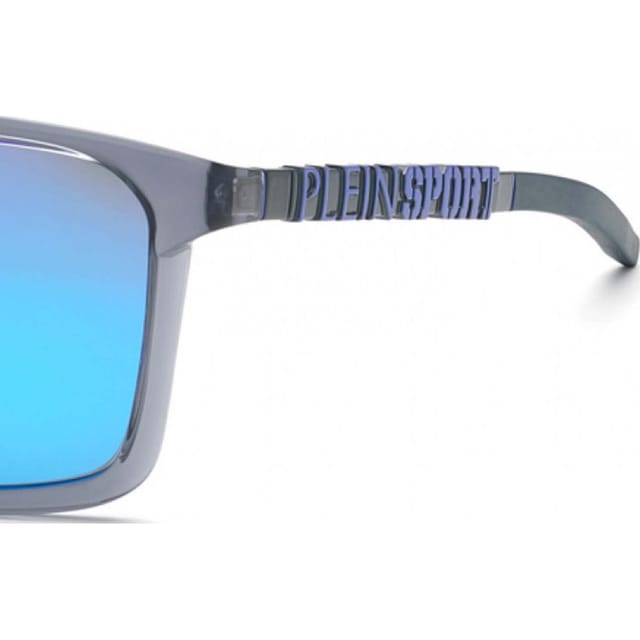 Plein Sport Plein Sport Men's SSP013-584ALP Square/Rectangle Sunglasses in Grey - 2