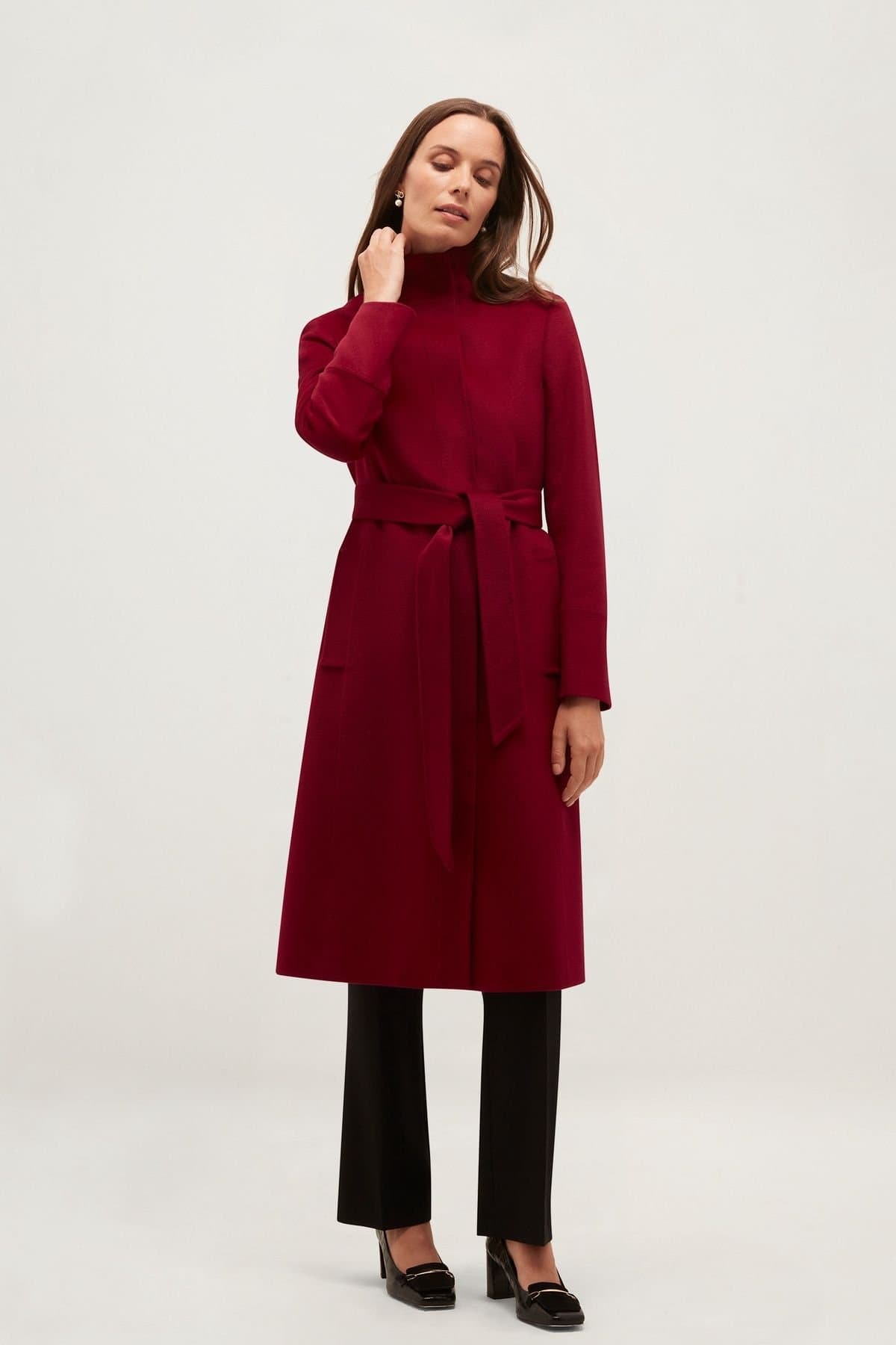 Hobbs London Hobbs London Women's Candice Coat in Wine