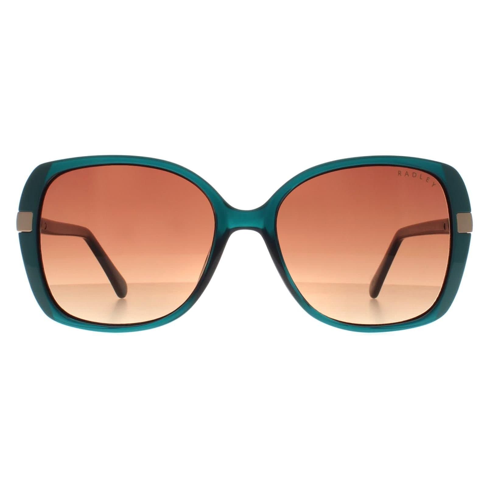 Radley Radley Women's Butterfly Gloss Green Crystal & Teal Brown Gradient Morwenna in Grey