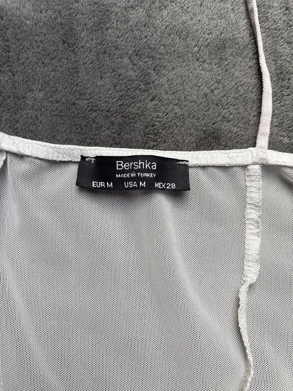 Bershka White Lace Going Out Top