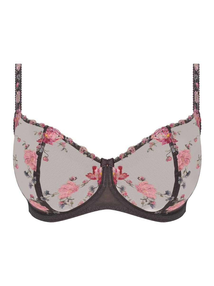Fantasie Fantasie Women's Adrienne Balconette Bra - Charcoal Bloom in Grey - 4