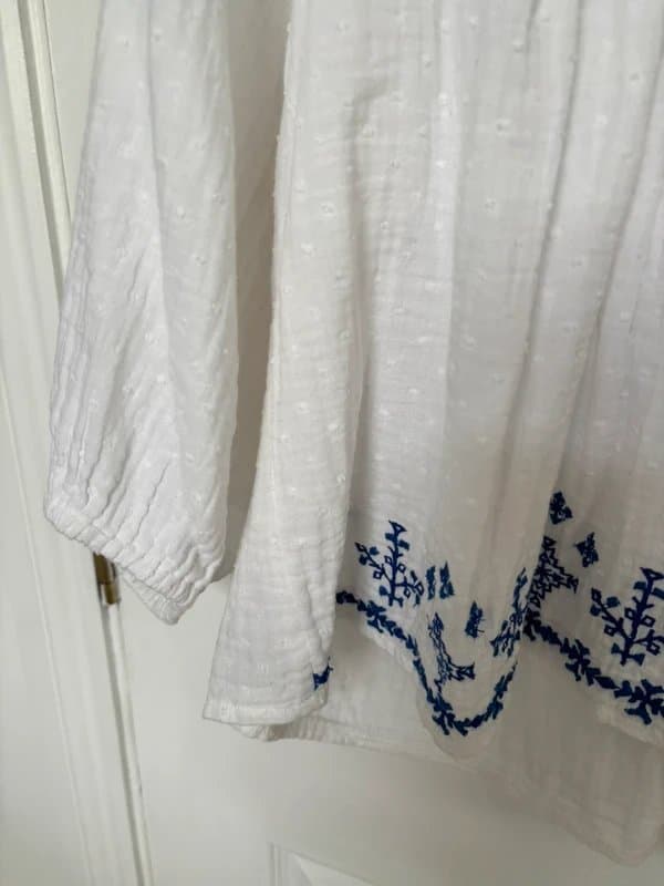 New Look New look embroidered boho blouse size 14