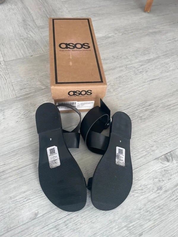 ASOS ASOS black leather sandals