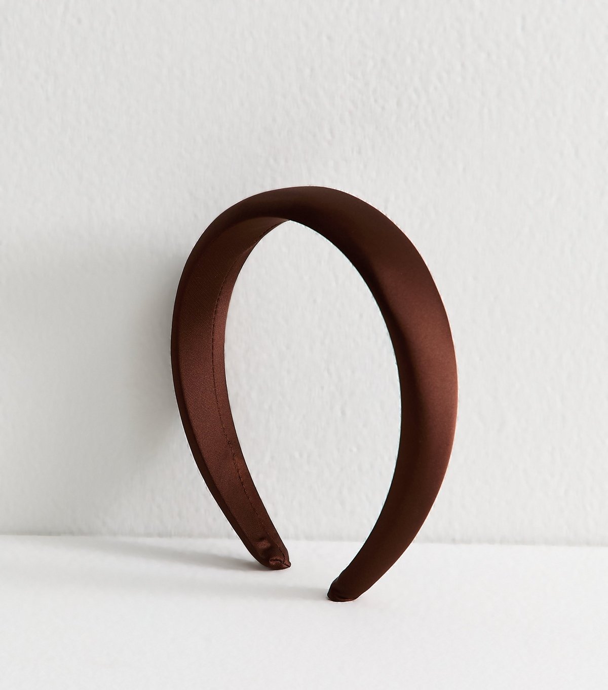 New Look Brown Satin Padded Headband New Look - 2