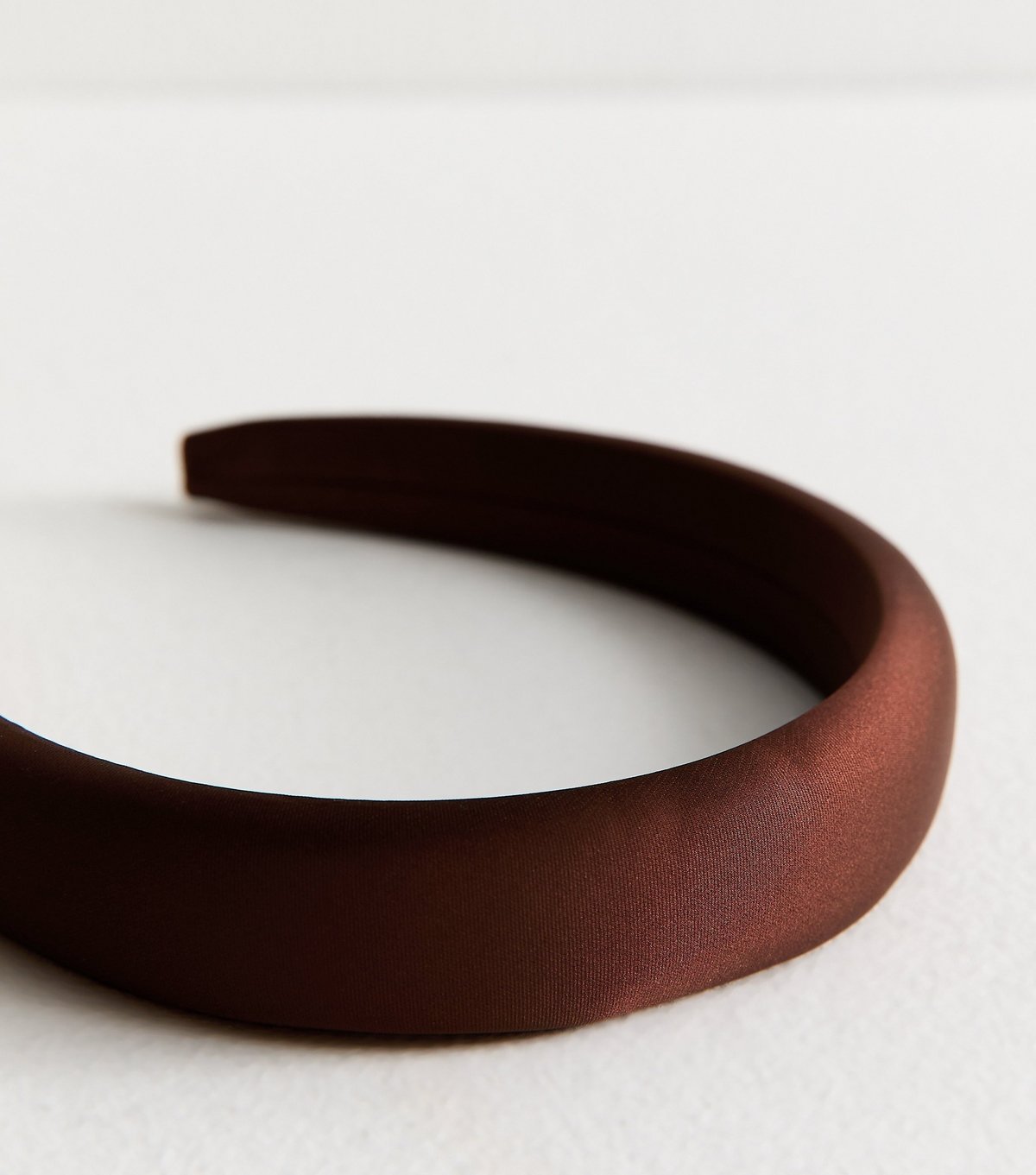 New Look Brown Satin Padded Headband New Look - 3