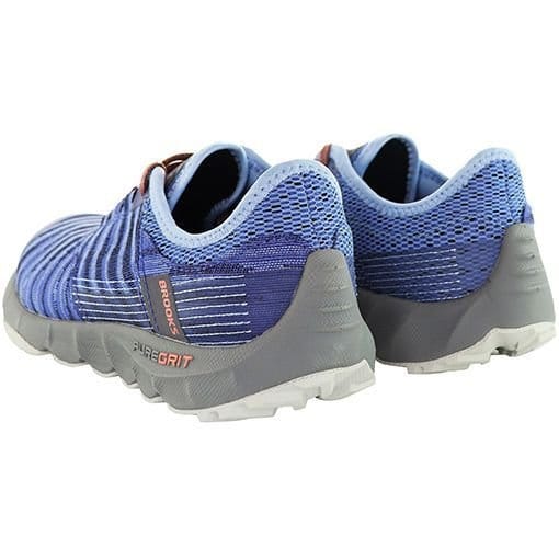 Brooks Brooks Women's PureGrit 8 Lace Up Blue Woven Running Shoes Trainers - 3