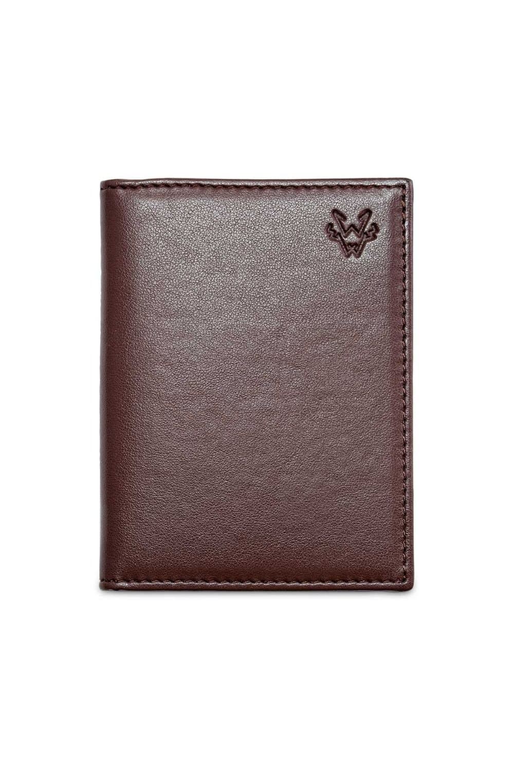Watson & Wolfe Watson & Wolfe Men's Bifold 6 Card Holder in Brown
