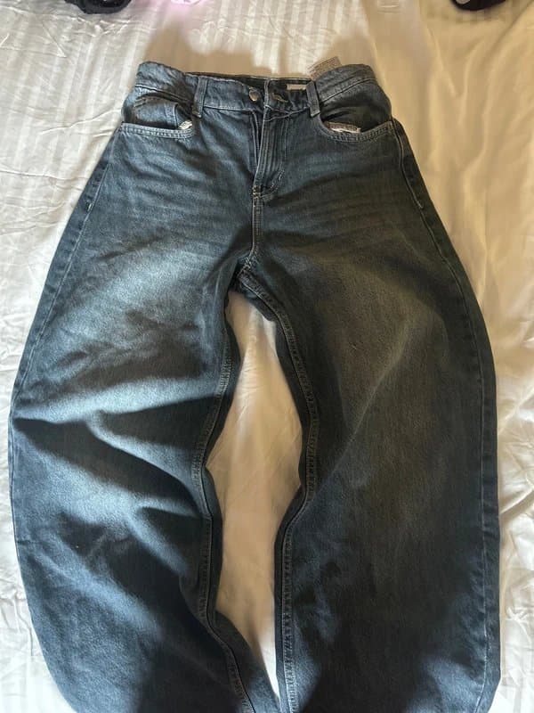 Bershka Bershka wide leg barrel jeans