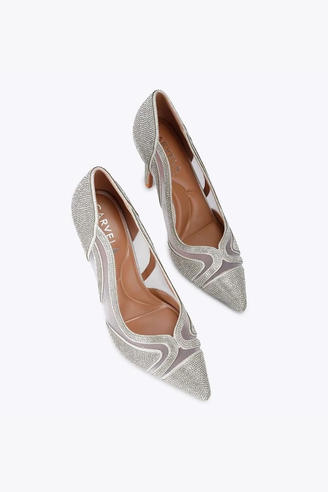 Carvela Carvela Women's 'Fantastico Court' Heels in Silver - 2