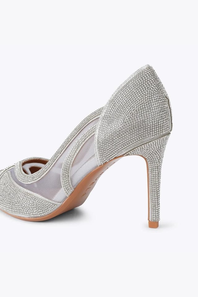 Carvela Carvela Women's 'Fantastico Court' Heels in Silver - 3