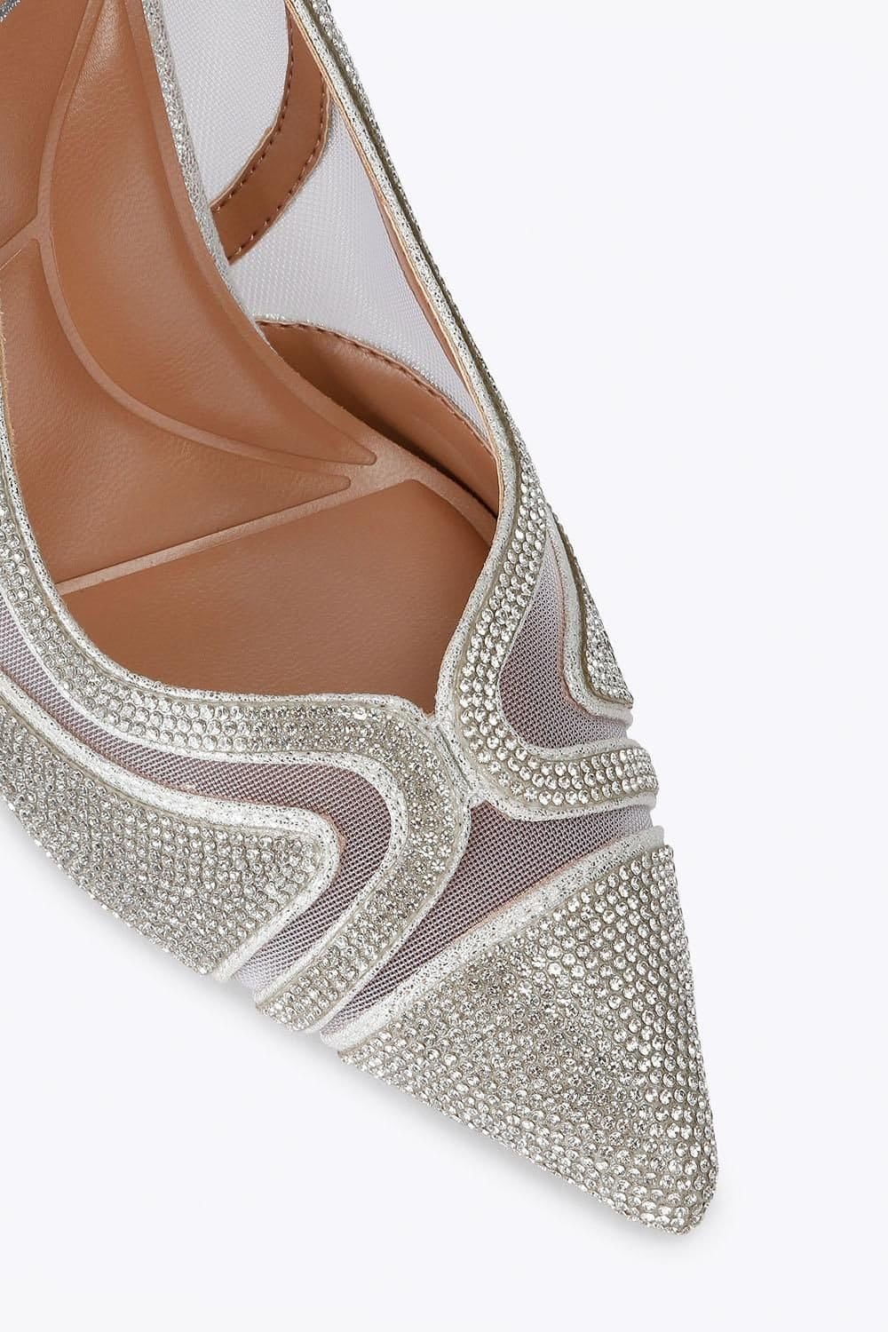 Carvela Carvela Women's 'Fantastico Court' Heels in Silver - 4