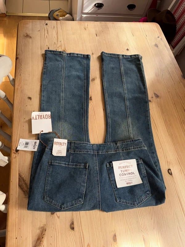 Royalty Royalty For Me brand new with tags mid waist bootcut blue jeans
