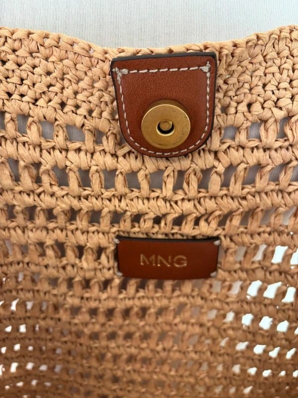 Mango NEW viral Mango Malta raffia straw tote bag