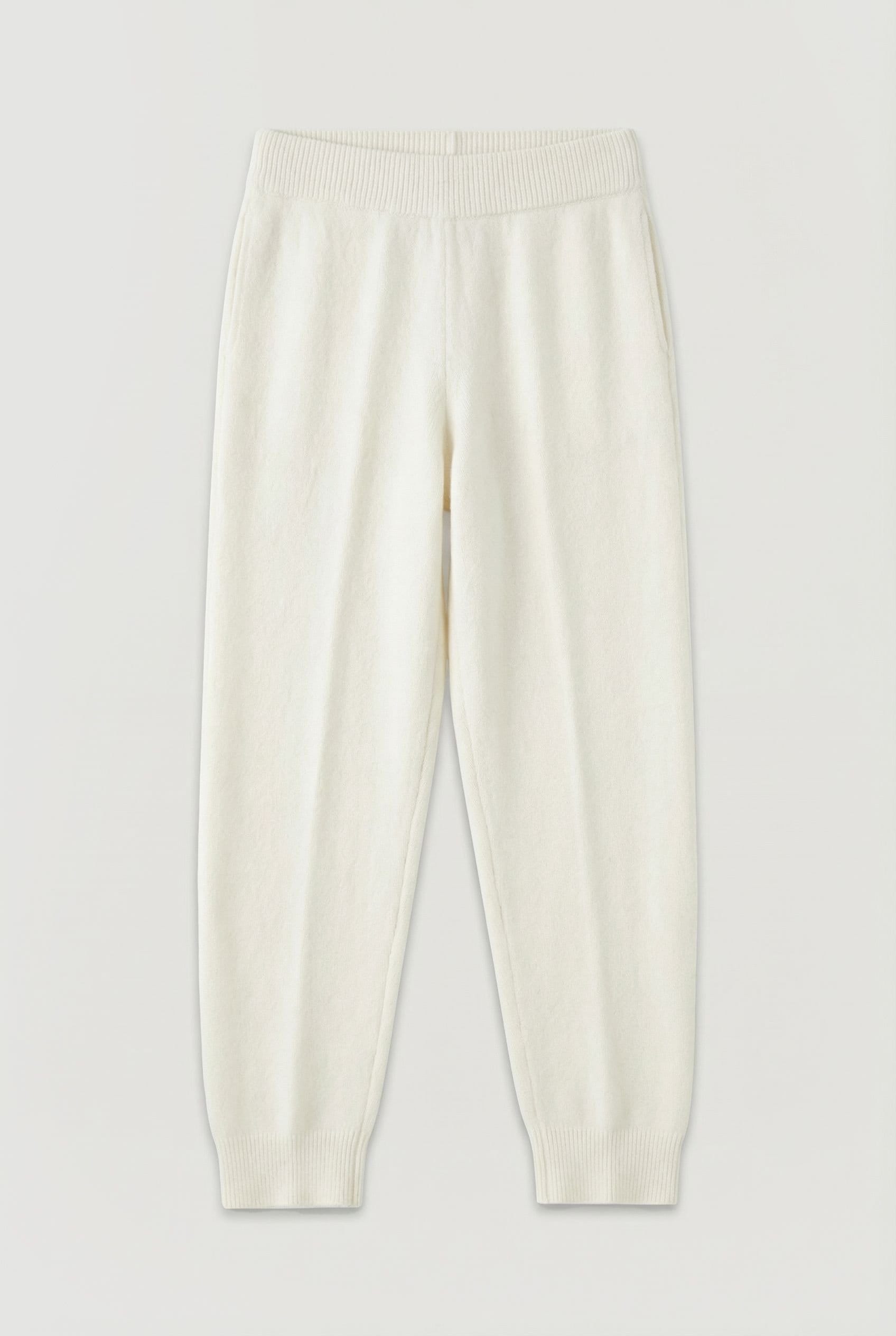 Calvin Klein Ivory Plush Jogger for Women