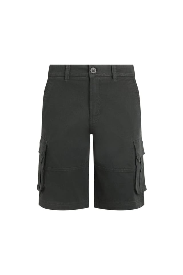 Weird Fish Weird Fish Men's Rigney Cargo Shorts in Jet Black - 2