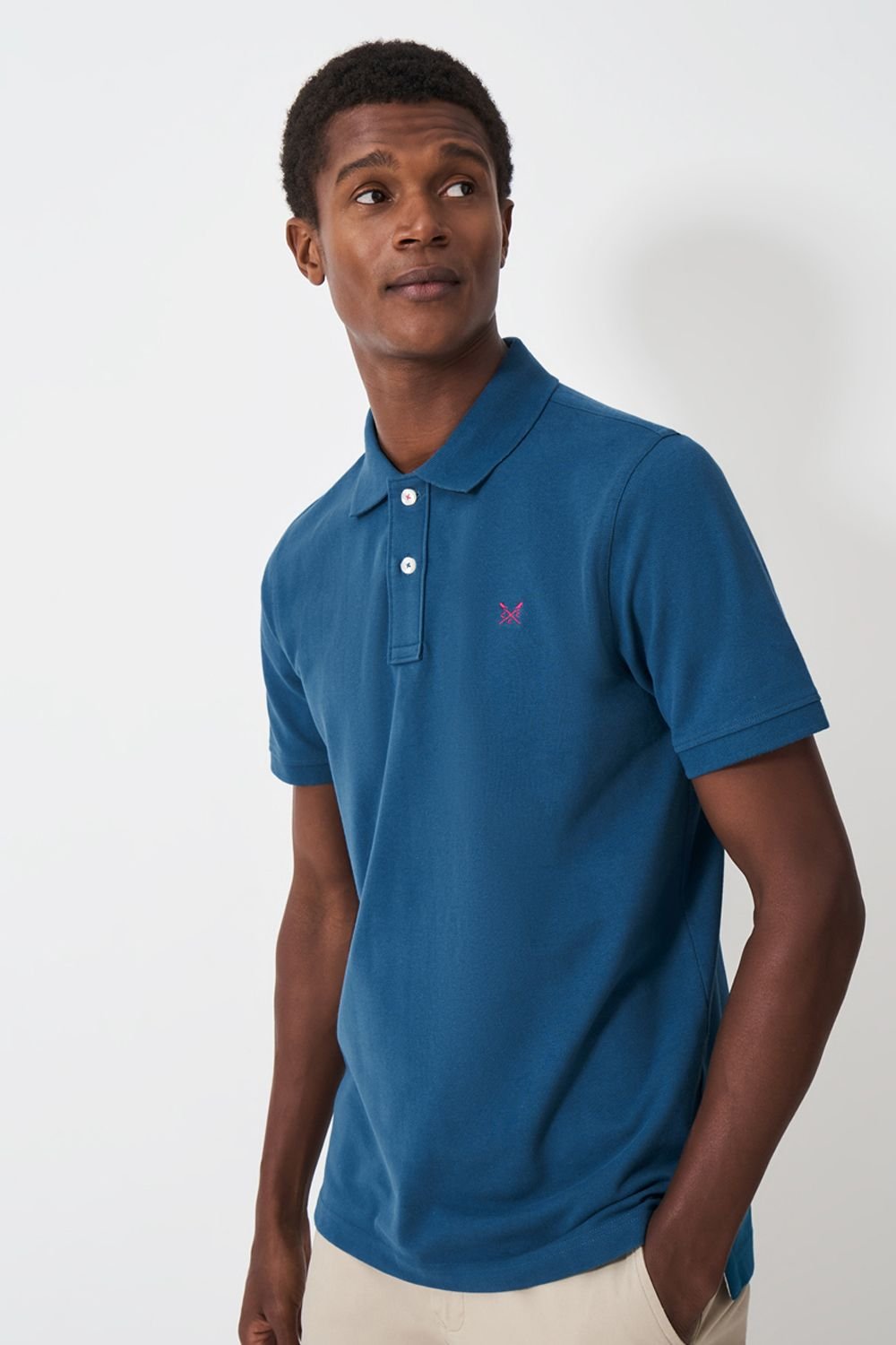 Crew Clothing Crew Clothing Men's Classic Pique Polo Moroccan Blue - 2