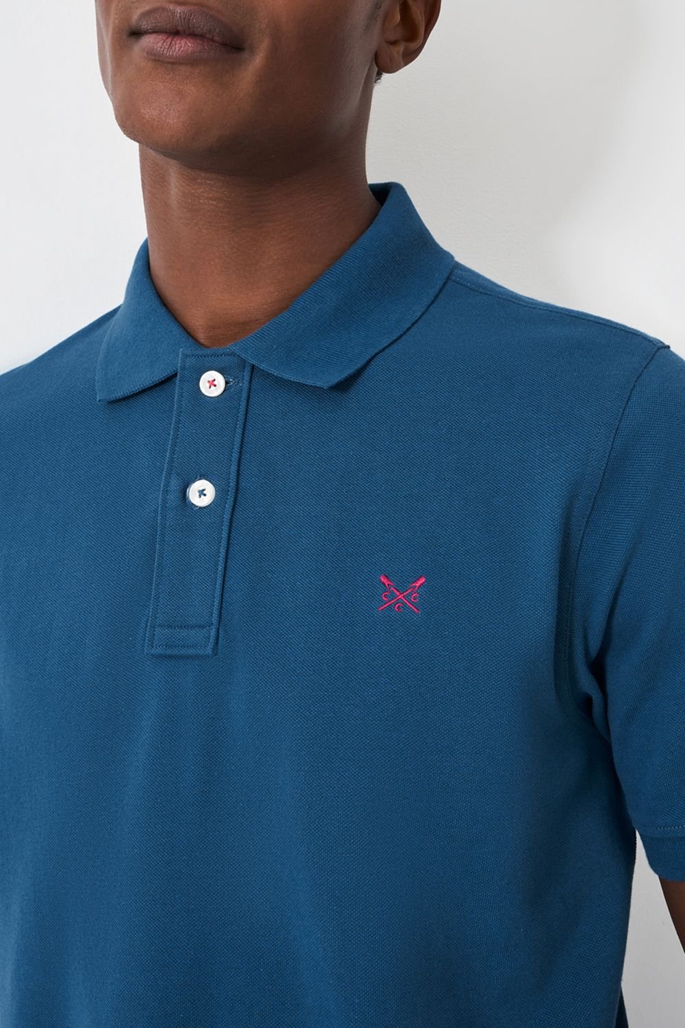 Crew Clothing Crew Clothing Men's Classic Pique Polo Moroccan Blue - 3