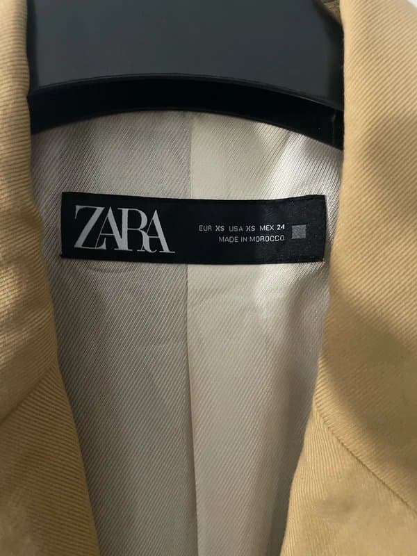 Zara Zara oversized beige jacket size XS