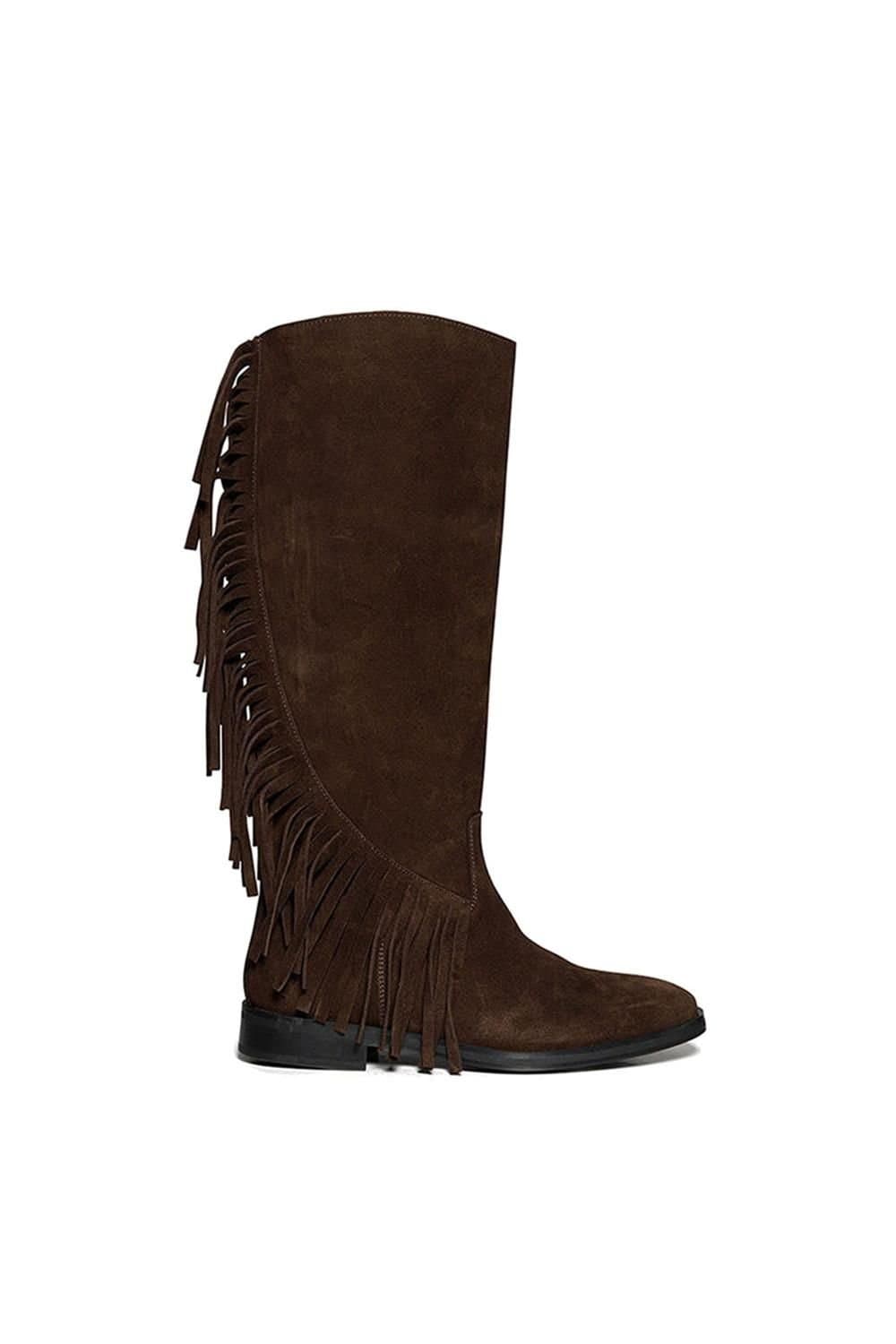 Steve Madden STEVE MADDEN Women's 'Nigella Boot Brown' Suede Boots in Brown