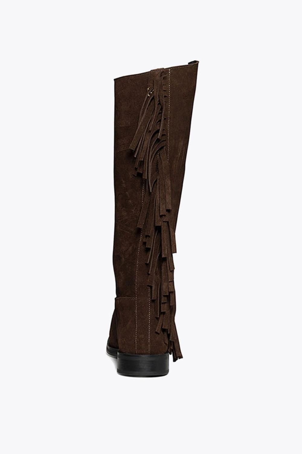 Steve Madden STEVE MADDEN Women's 'Nigella Boot Brown' Suede Boots in Brown - 4